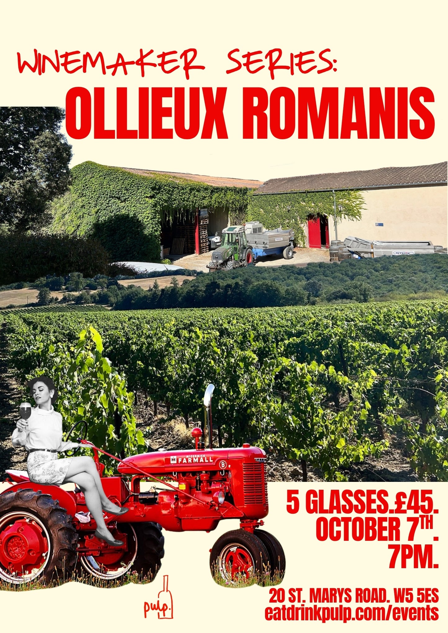 WINEMAKER SERIES: OLLIEUX ROMANIS - Exclusive Wine Tasting Experience London