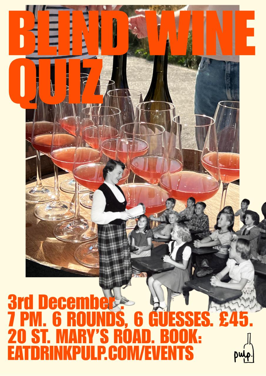 A captivating scene from the BLIND WINE QUIZ event, showcasing glasses filled with different wines. Join us for an exclusive wine tasting experience in London on the 3rd of December at 7 pm. This engaging wine tasting event in Ealing invites participants to test their skills and enjoy a fun evening.