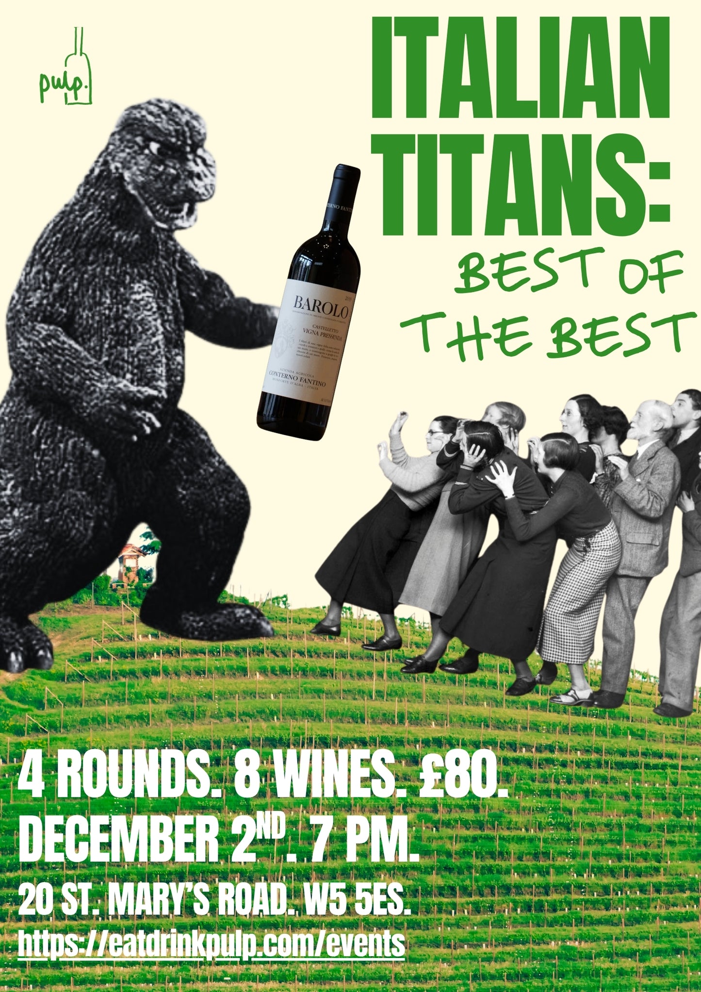 ITALIAN TITANS  -  Exclusive Wine Tasting Experience London