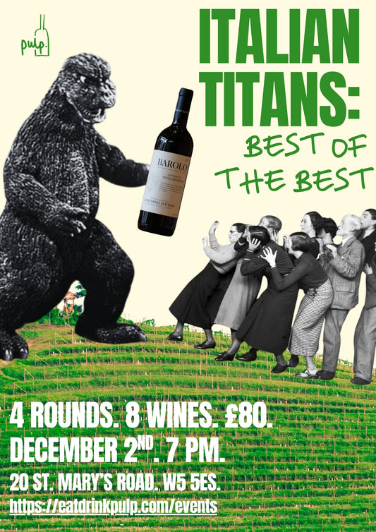 ITALIAN TITANS  -  Exclusive Wine Tasting Experience London