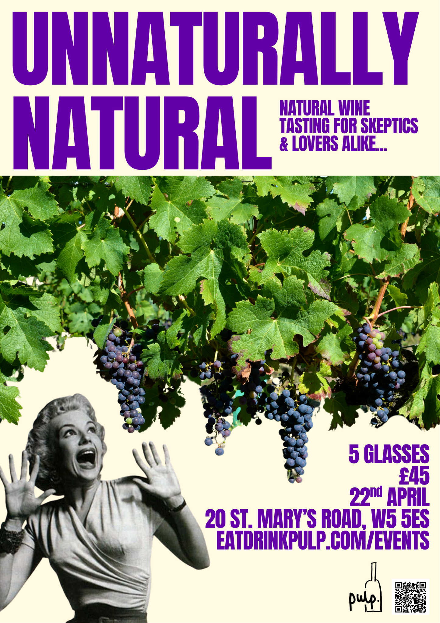 Unnaturally Natural: 22nd April 7 pm- Exclusive Wine Tasting Experience London