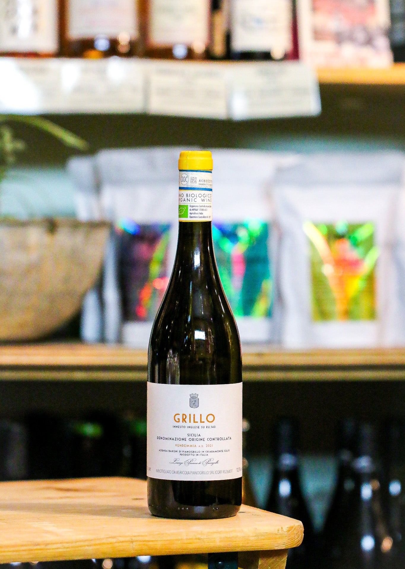 GRILLO ITALIAN BIODYNAMIC, NATURAL, WHITE WINE 