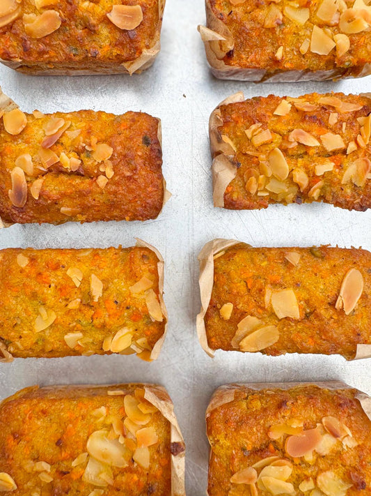 Mini Carrot & pistachio Loaves (gf) - Pulp