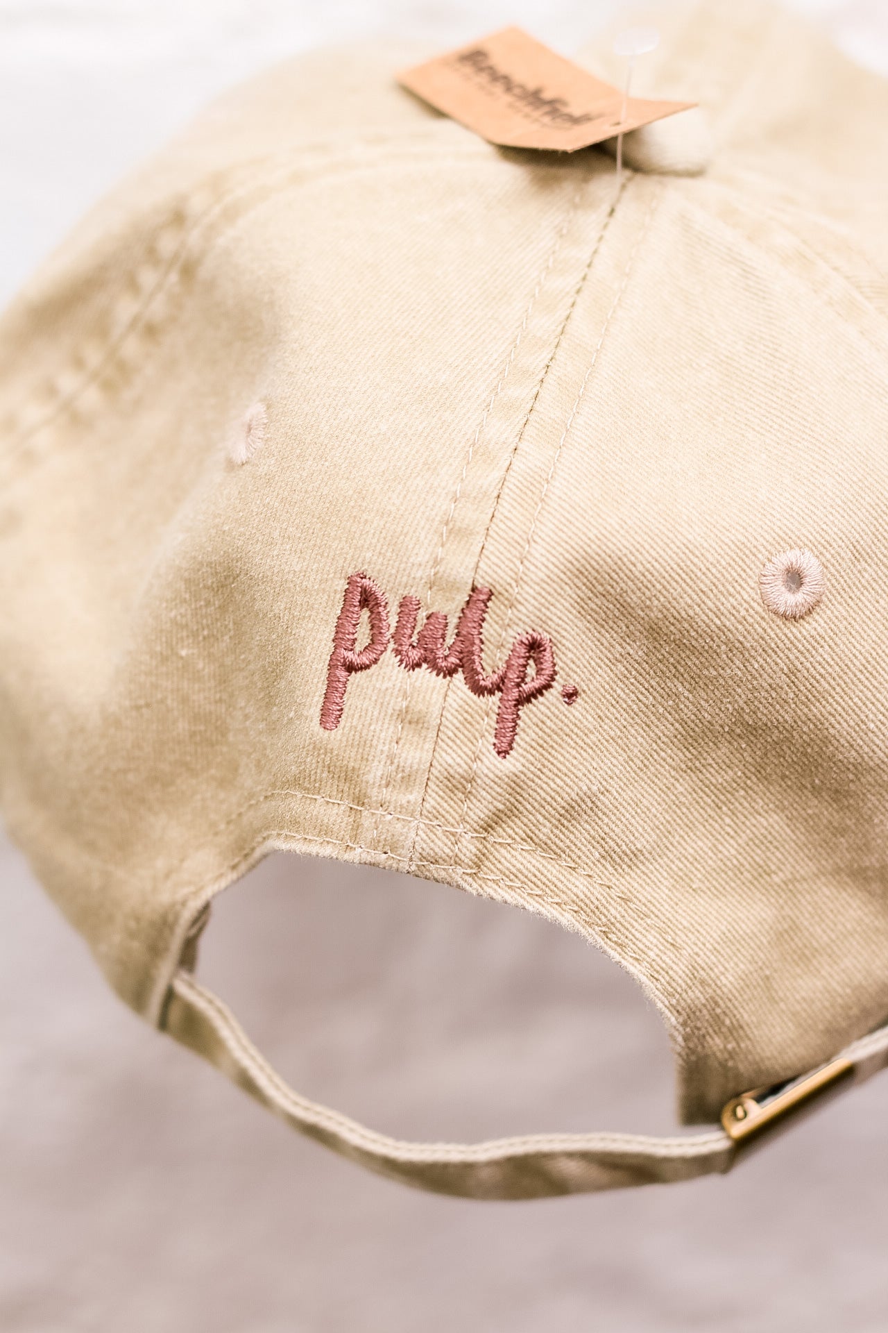 MELT Embroidered Brushed Cotton Cap | Vintage 5-Panel Cap