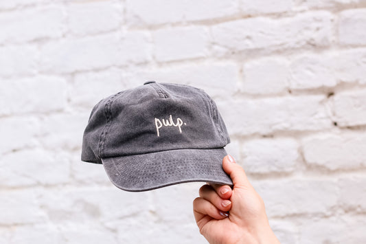 PULP Embroidered Brushed Cotton Cap | Vintage 5-Panel Cap