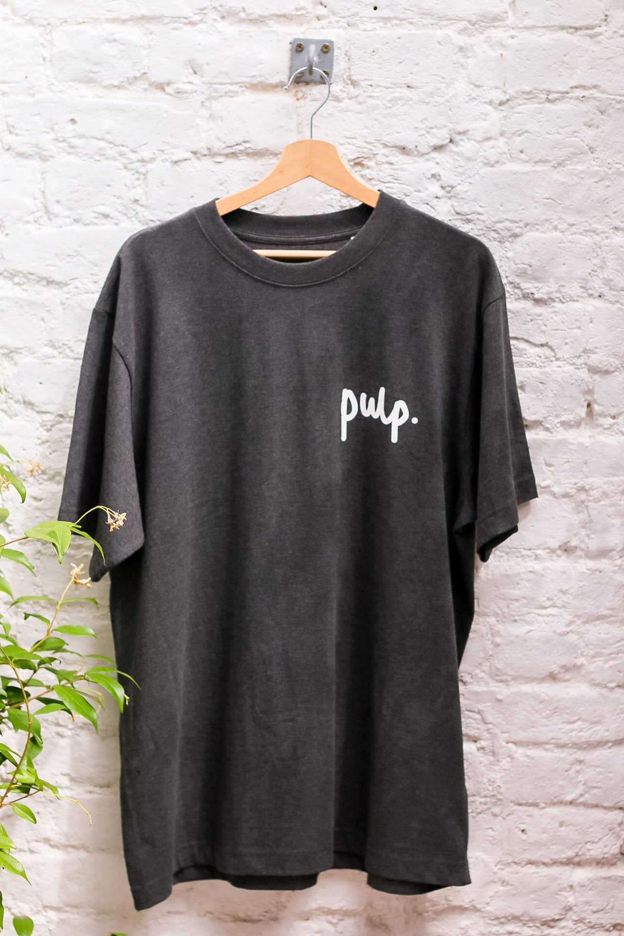 PULP Grey Scrollsant Graphic T-Shirt | Unisex Cotton Tee