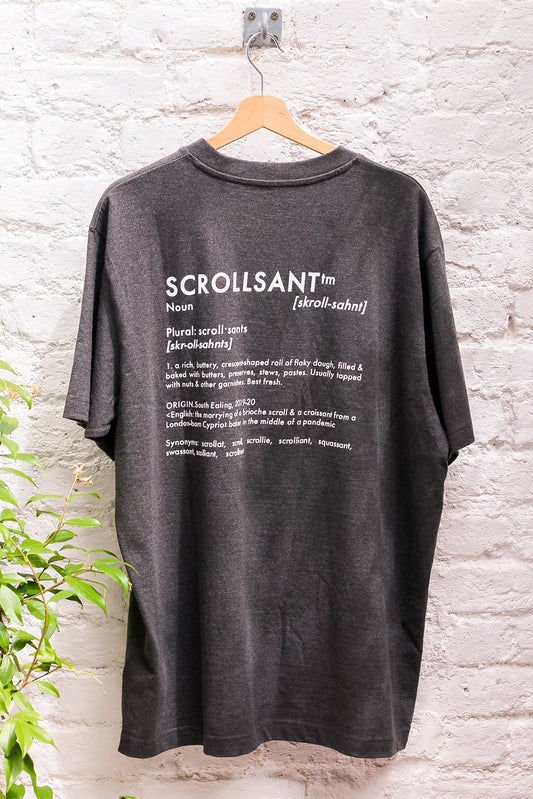 PULP Grey Scrollsant Graphic T-Shirt | Unisex Cotton Tee