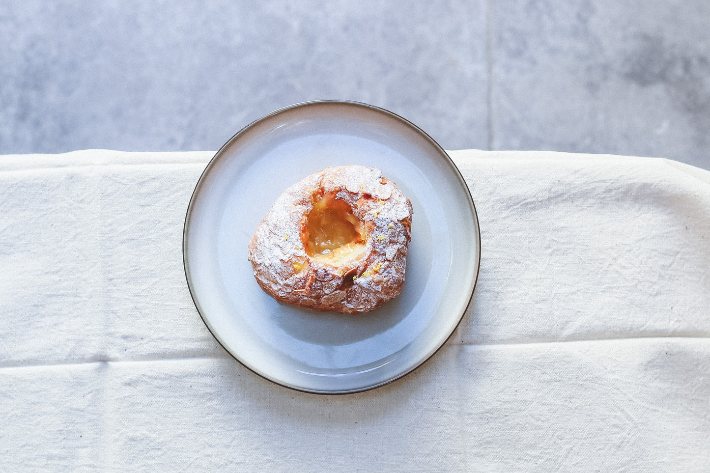 Lemon Curd & Almond Scrollsant