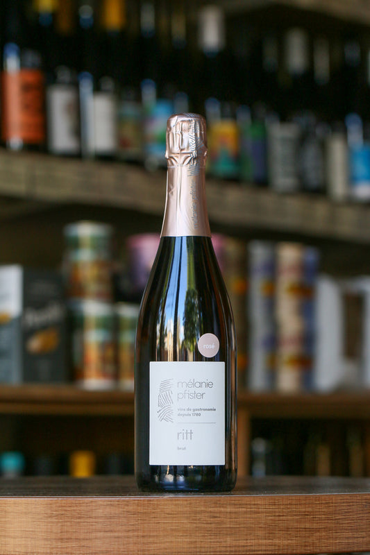 Crémant Rosé Brut, Mélanie Pfister, Alsace, France, Nv